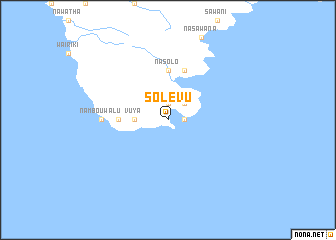map of Solevu