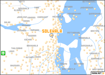 map of Solewāla