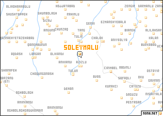 map of Soleymālū