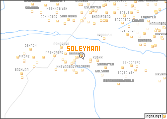 map of Soleymānī