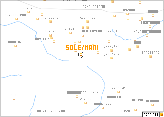 map of Soleymānī