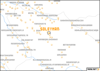 map of Soleymān