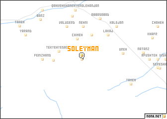 map of Soleymān