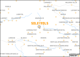 map of Soleyrols