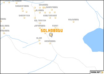 map of Şolḩābādū