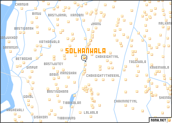 map of Solhanwāla