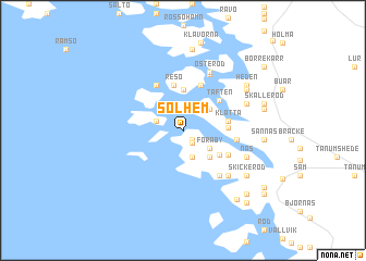 map of Solhem