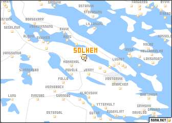 map of Solhem