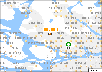 map of Solhem