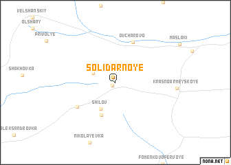 map of Solidarnoye