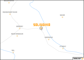 map of Solidovka