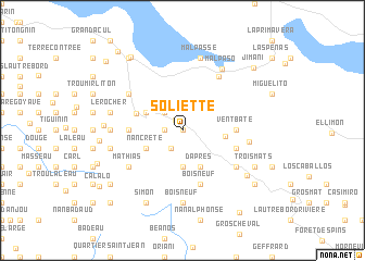 map of Soliette