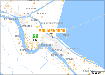 map of Solīj-e Dovom