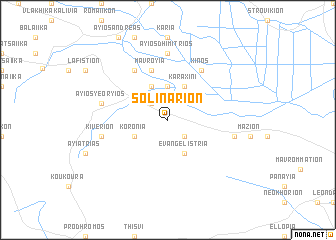 map of Solinárion