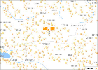map of Solina
