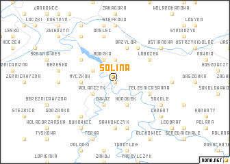 map of Solina