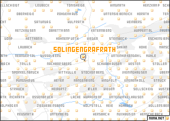 map of Solingen-Gräfrath