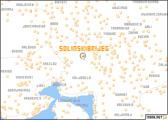 map of Solinski Brijeg