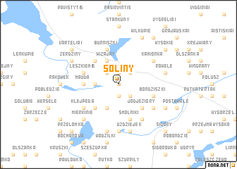 map of Soliny