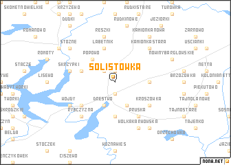 map of Solistówka