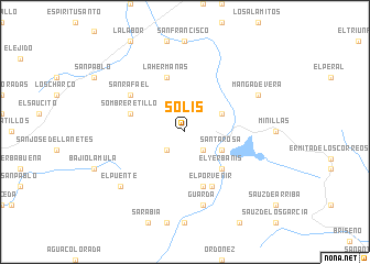 map of Solís
