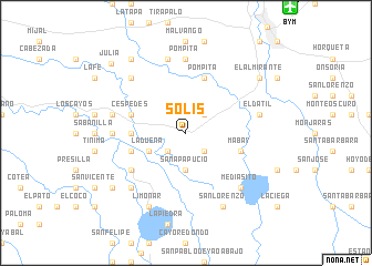 map of Solís