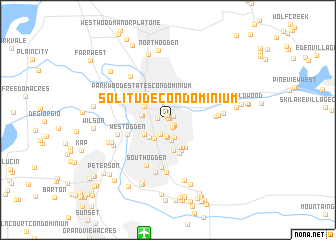 map of Solitude Condominium