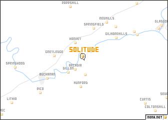 map of Solitude