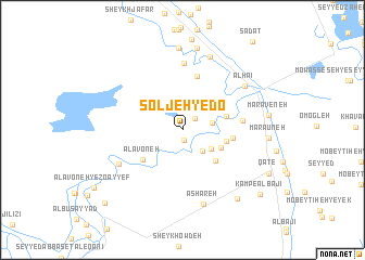 map of Soljeh-ye Do