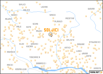 map of Soljići