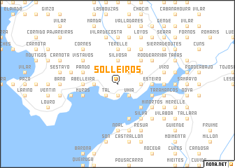 map of Solleiros