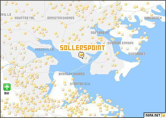 map of Sollers Point