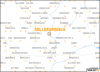 map of Sollerupmühle