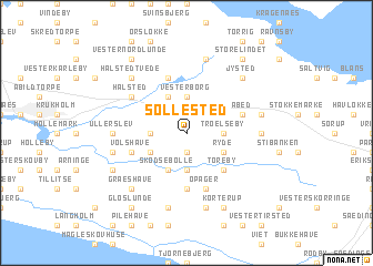 map of Søllested