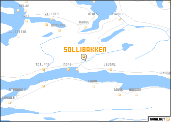 map of Sollibakken