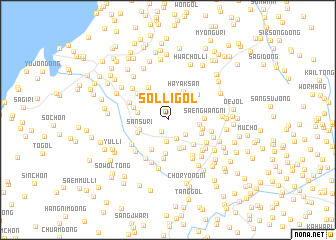 map of Sŏlli-gol