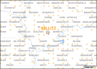 map of Söllitz