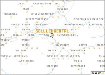 map of Söll-Leukental