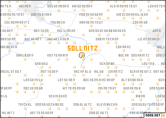 map of Söllnitz