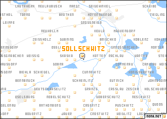 map of Sollschwitz