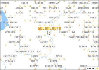 map of Solná Lhota