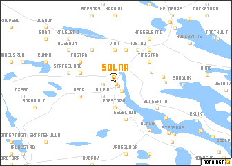 map of Solna