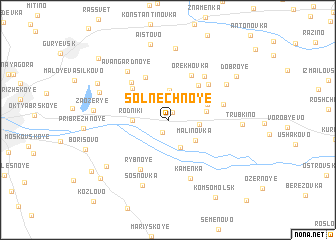 map of Solnechnoye