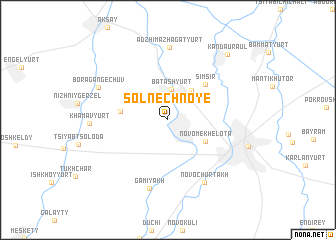 map of Solnechnoye