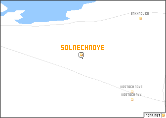 map of Solnechnoye