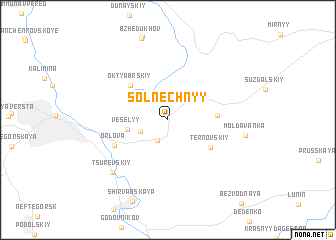 map of Solnechnyy