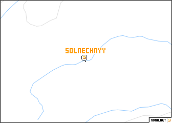 map of Solnechnyy