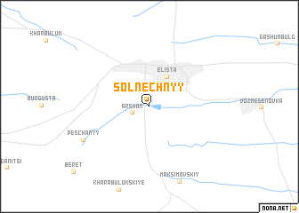 map of Solnechnyy