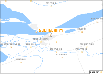 map of Solnechnyy