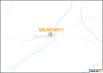 map of Solnechnyy